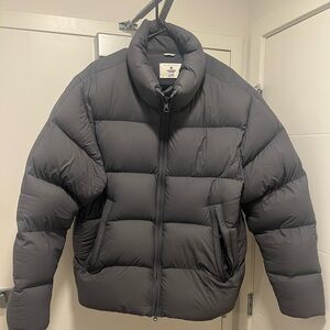 Reigning Champ Gray Down Puffer Jacket